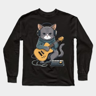 Hip hop cat Long Sleeve T-Shirt